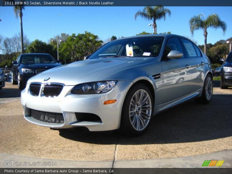 Silverstone Metallic / Black Novillo Leather 2011 BMW M3 Sedan