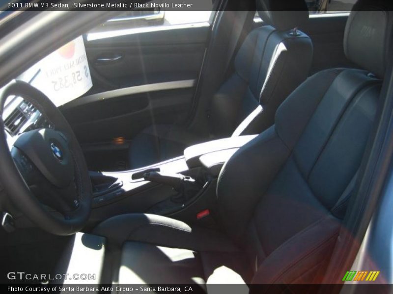 Silverstone Metallic / Black Novillo Leather 2011 BMW M3 Sedan