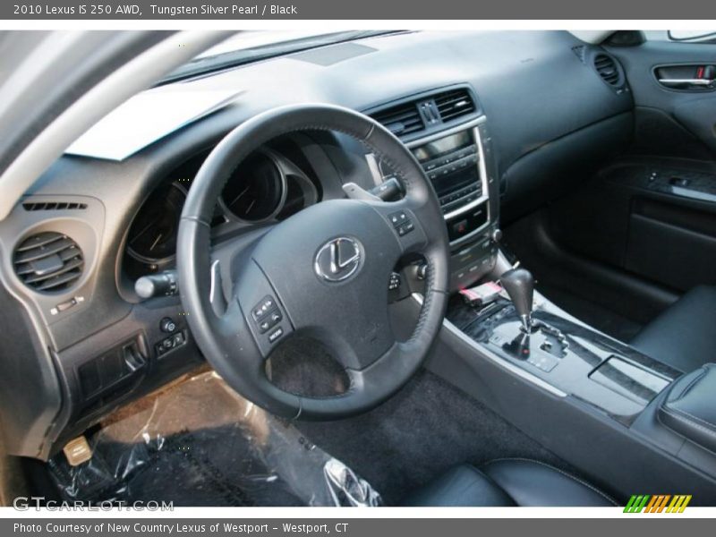 Black Interior - 2010 IS 250 AWD 