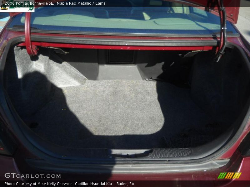 Maple Red Metallic / Camel 2000 Pontiac Bonneville SE