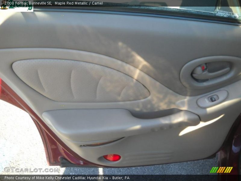 Maple Red Metallic / Camel 2000 Pontiac Bonneville SE