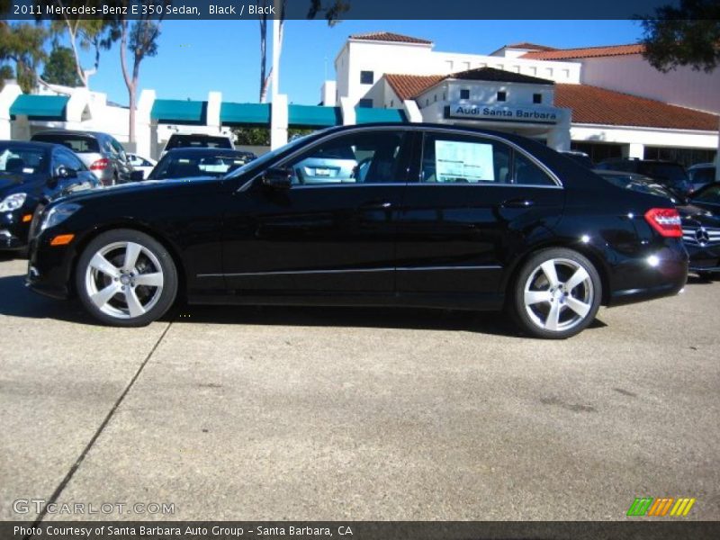 Black / Black 2011 Mercedes-Benz E 350 Sedan