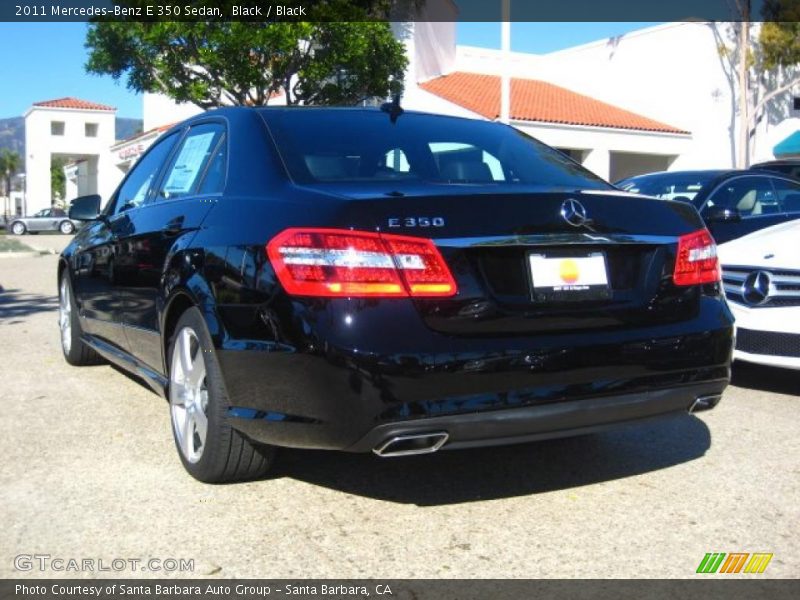 Black / Black 2011 Mercedes-Benz E 350 Sedan