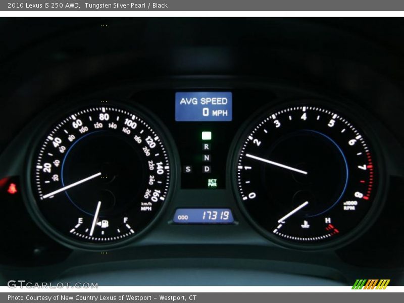  2010 IS 250 AWD 250 AWD Gauges