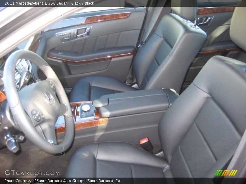 Black / Black 2011 Mercedes-Benz E 350 Sedan