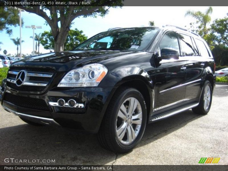 Black / Black 2011 Mercedes-Benz GL 450 4Matic