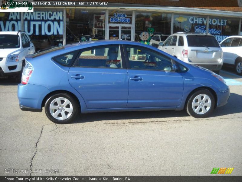 Seaside Blue Pearl / Dark Gray 2007 Toyota Prius Hybrid