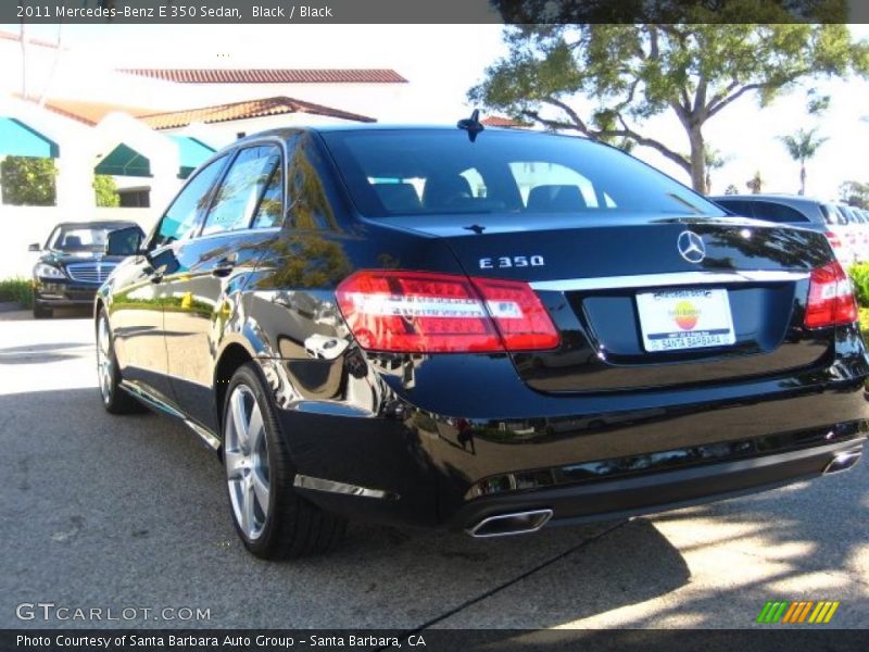Black / Black 2011 Mercedes-Benz E 350 Sedan