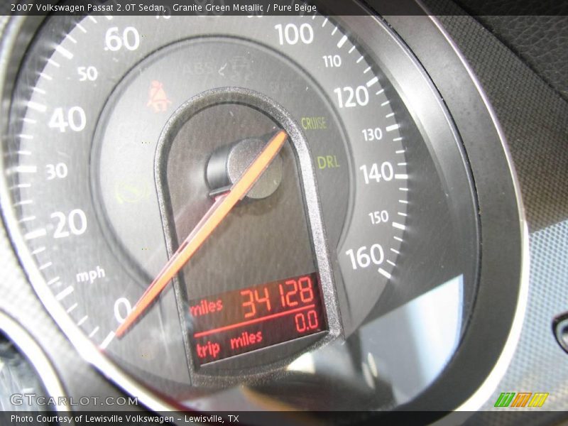 Granite Green Metallic / Pure Beige 2007 Volkswagen Passat 2.0T Sedan