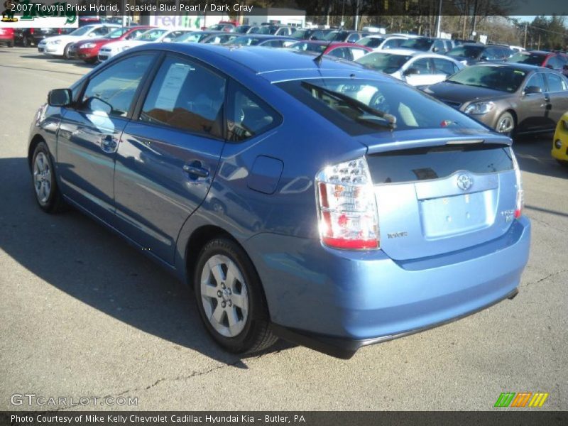 Seaside Blue Pearl / Dark Gray 2007 Toyota Prius Hybrid