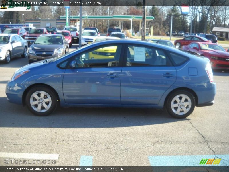 Seaside Blue Pearl / Dark Gray 2007 Toyota Prius Hybrid