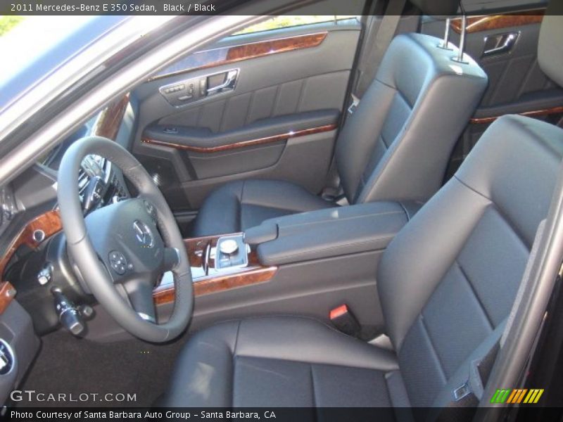 Black / Black 2011 Mercedes-Benz E 350 Sedan