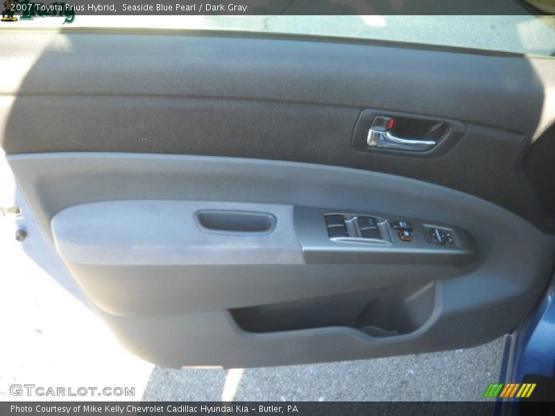 Seaside Blue Pearl / Dark Gray 2007 Toyota Prius Hybrid