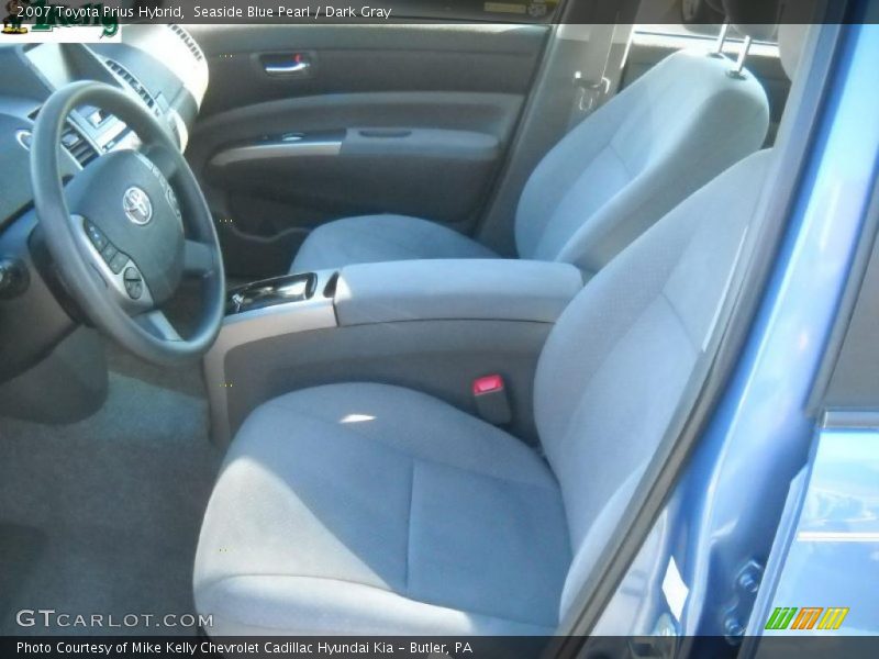 Seaside Blue Pearl / Dark Gray 2007 Toyota Prius Hybrid