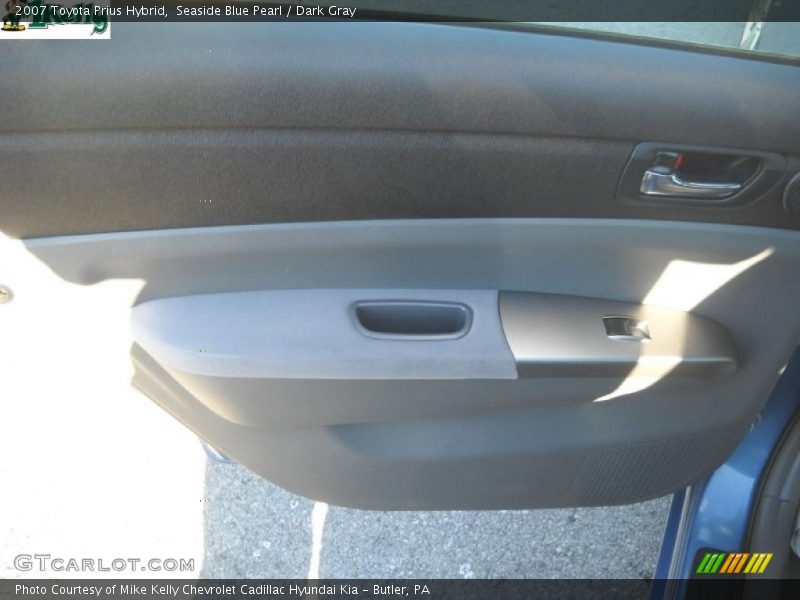 Seaside Blue Pearl / Dark Gray 2007 Toyota Prius Hybrid