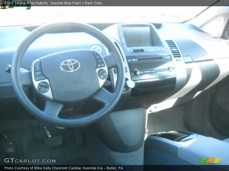 Seaside Blue Pearl / Dark Gray 2007 Toyota Prius Hybrid