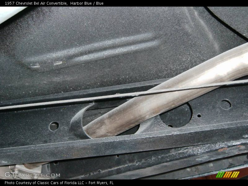Harbor Blue / Blue 1957 Chevrolet Bel Air Convertible