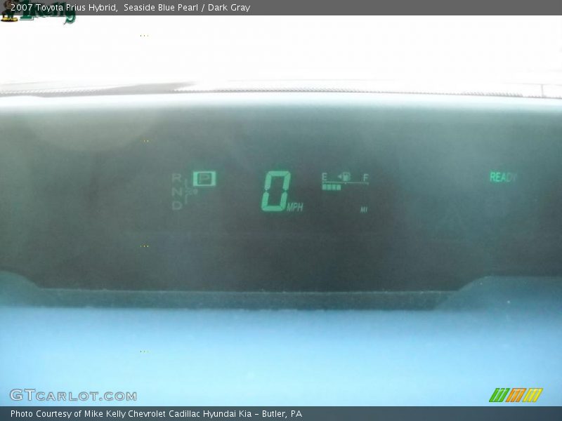 Seaside Blue Pearl / Dark Gray 2007 Toyota Prius Hybrid