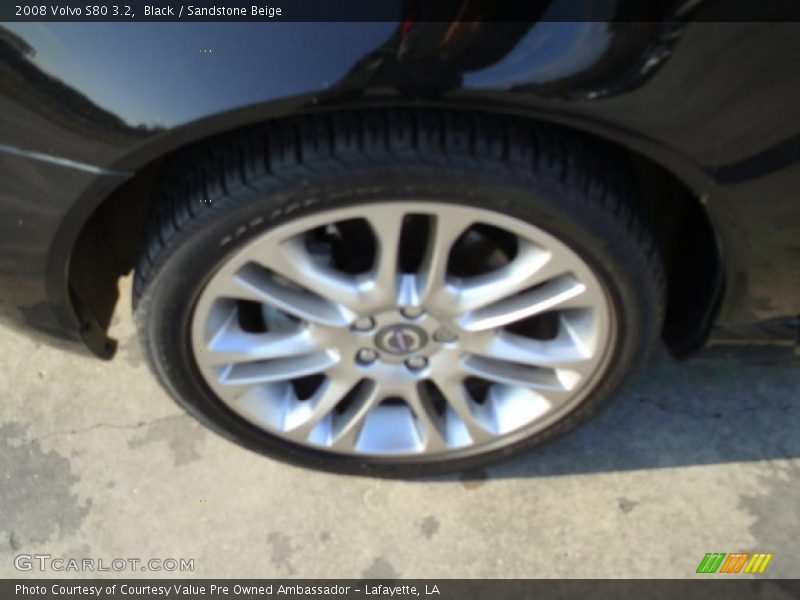 Black / Sandstone Beige 2008 Volvo S80 3.2