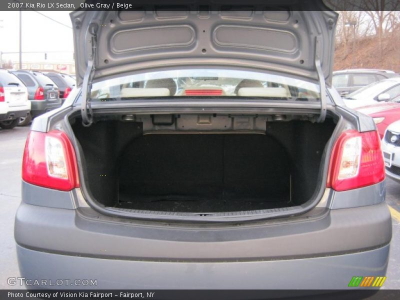 Olive Gray / Beige 2007 Kia Rio LX Sedan