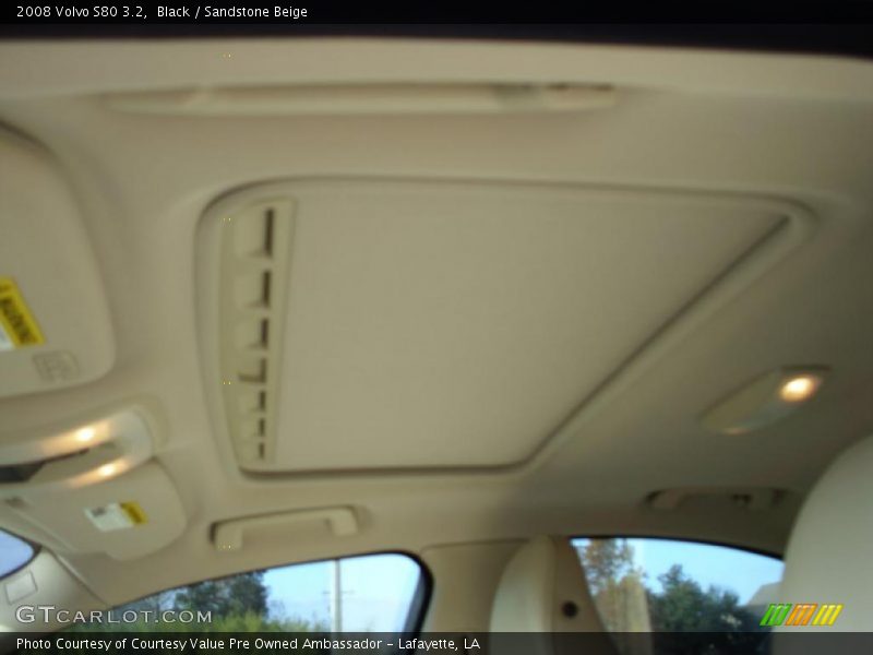 Black / Sandstone Beige 2008 Volvo S80 3.2