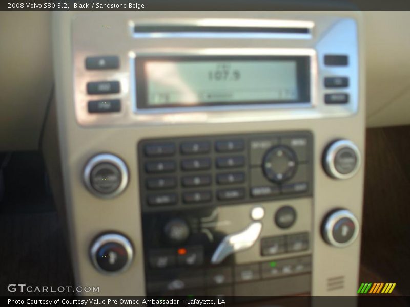 Black / Sandstone Beige 2008 Volvo S80 3.2