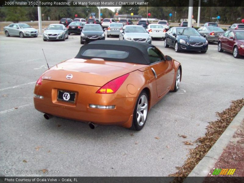 Le Mans Sunset Metallic / Charcoal Leather 2006 Nissan 350Z Touring Roadster