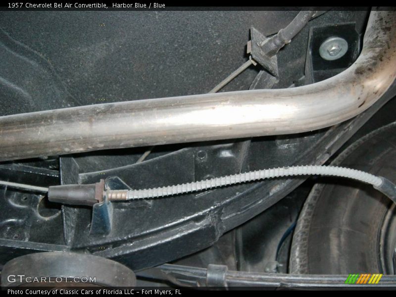 Harbor Blue / Blue 1957 Chevrolet Bel Air Convertible