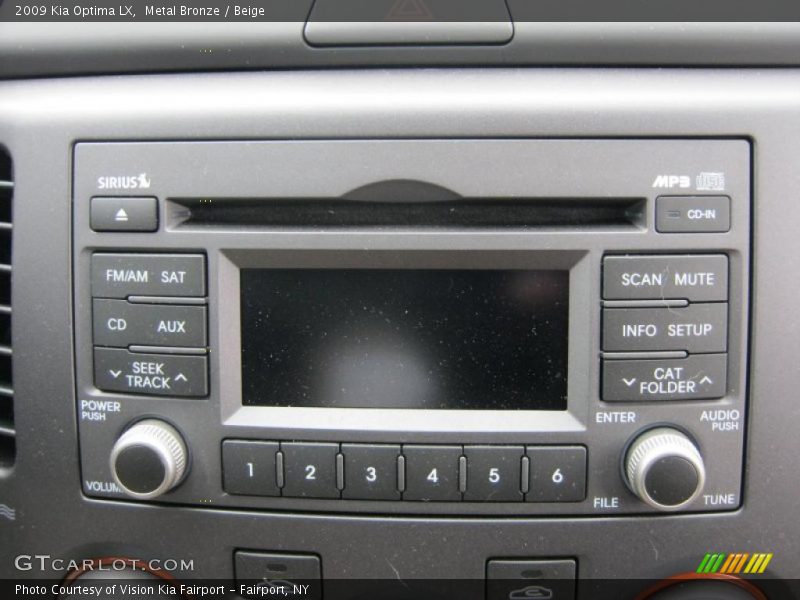Metal Bronze / Beige 2009 Kia Optima LX