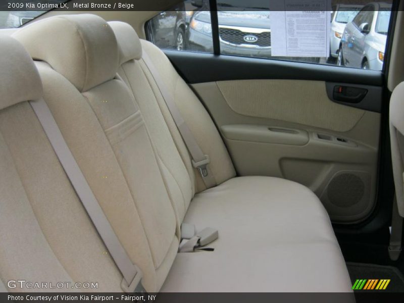 Metal Bronze / Beige 2009 Kia Optima LX