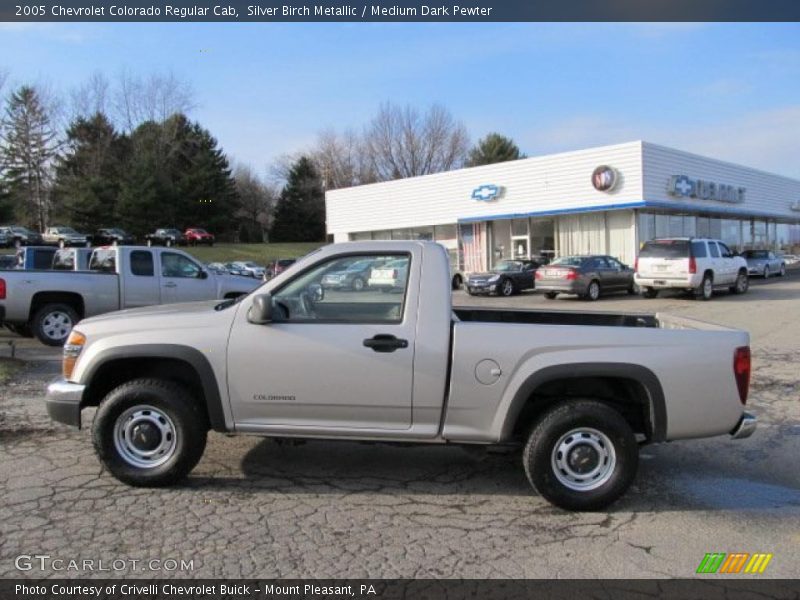 Silver Birch Metallic / Medium Dark Pewter 2005 Chevrolet Colorado Regular Cab
