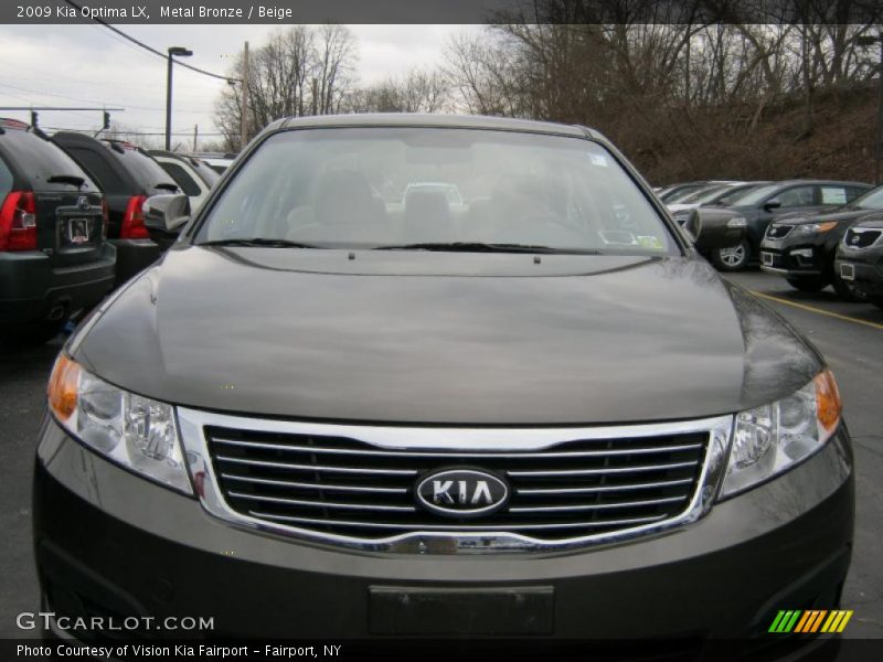 Metal Bronze / Beige 2009 Kia Optima LX