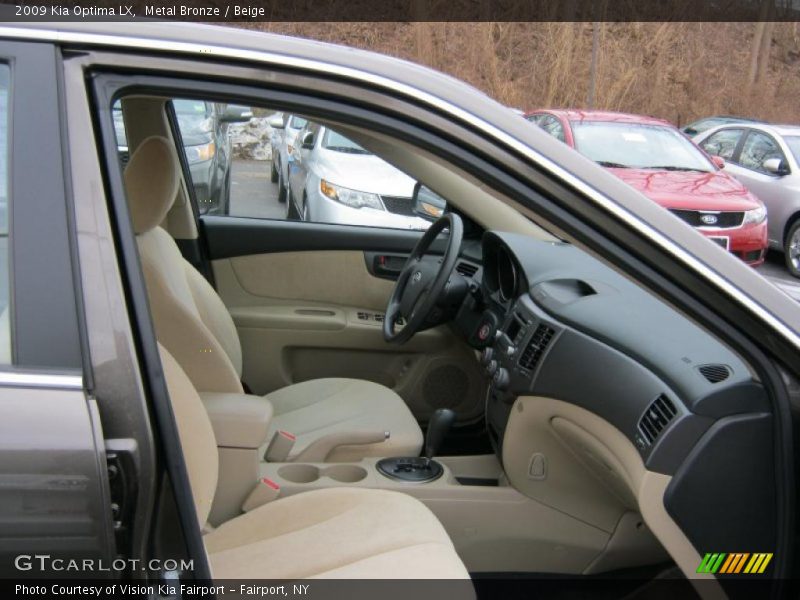Metal Bronze / Beige 2009 Kia Optima LX
