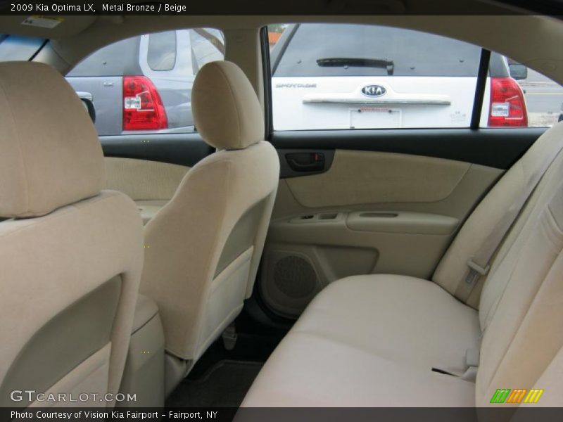 Metal Bronze / Beige 2009 Kia Optima LX