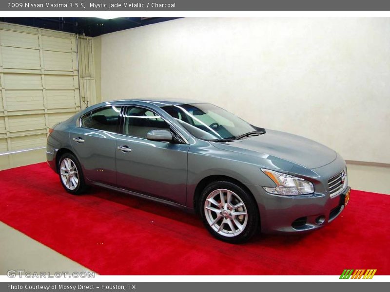 Mystic Jade Metallic / Charcoal 2009 Nissan Maxima 3.5 S