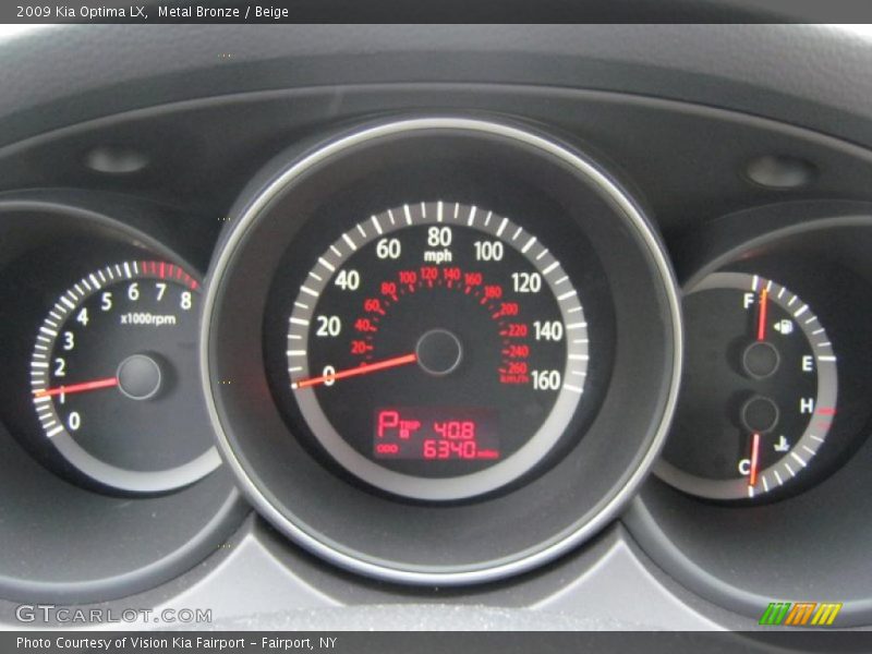 Metal Bronze / Beige 2009 Kia Optima LX