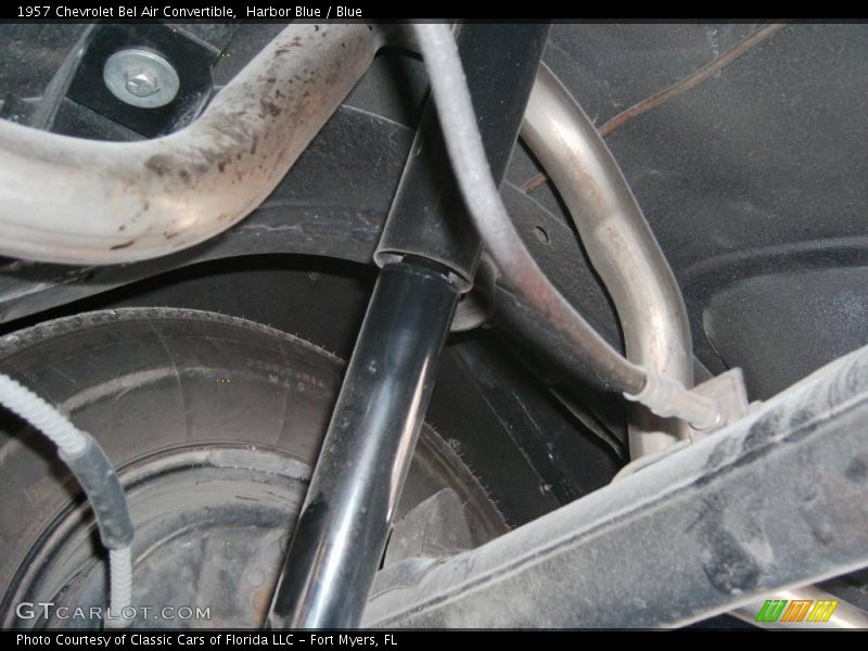 Harbor Blue / Blue 1957 Chevrolet Bel Air Convertible