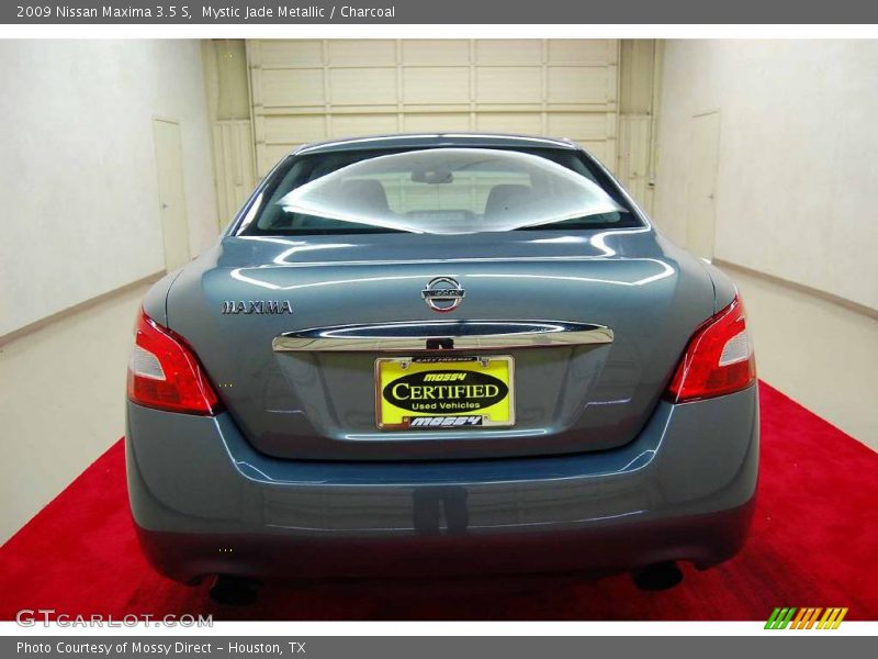 Mystic Jade Metallic / Charcoal 2009 Nissan Maxima 3.5 S