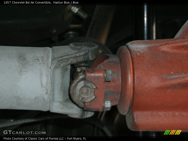 Harbor Blue / Blue 1957 Chevrolet Bel Air Convertible
