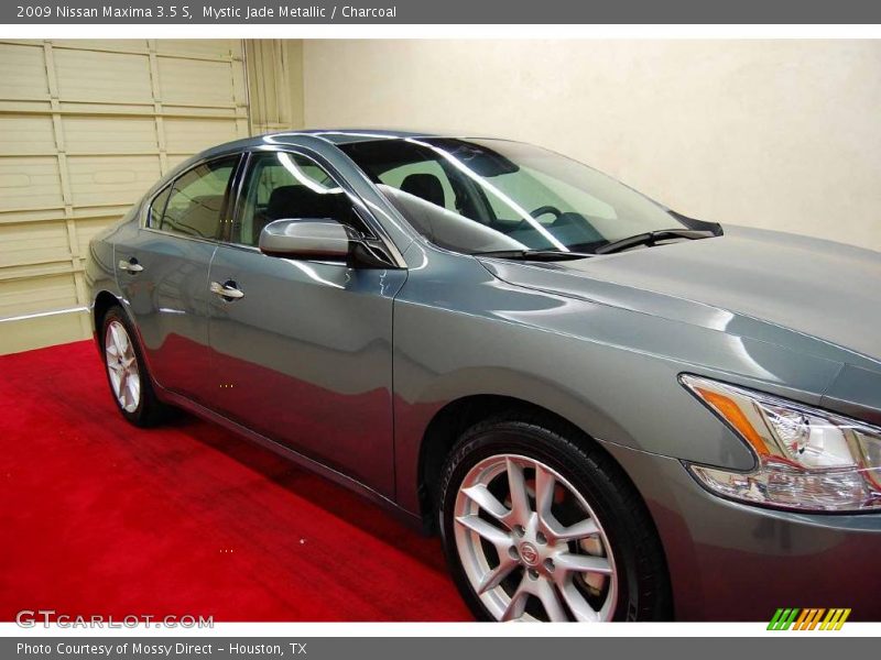 Mystic Jade Metallic / Charcoal 2009 Nissan Maxima 3.5 S
