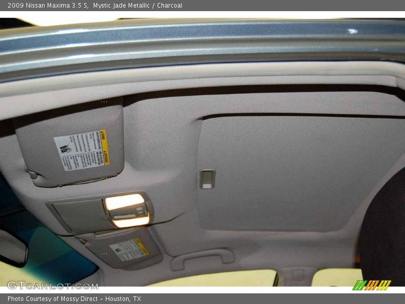 Mystic Jade Metallic / Charcoal 2009 Nissan Maxima 3.5 S