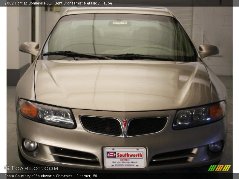 Light Bronzemist Metallic / Taupe 2002 Pontiac Bonneville SE