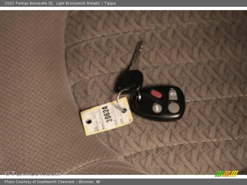 Light Bronzemist Metallic / Taupe 2002 Pontiac Bonneville SE
