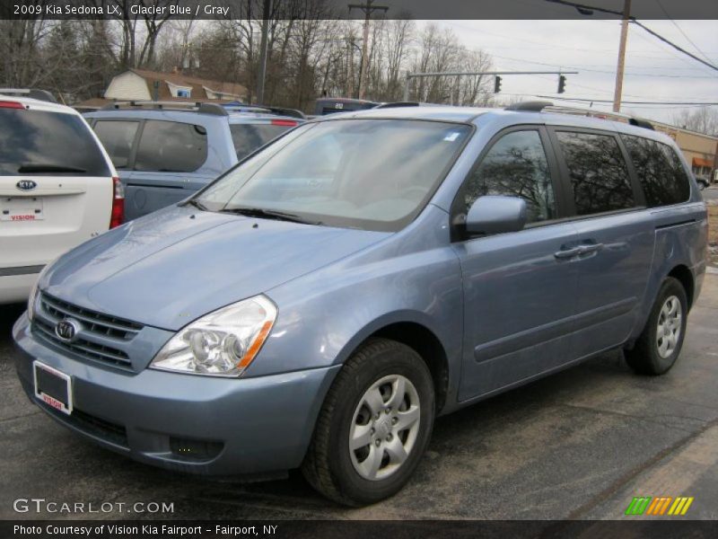 Glacier Blue / Gray 2009 Kia Sedona LX
