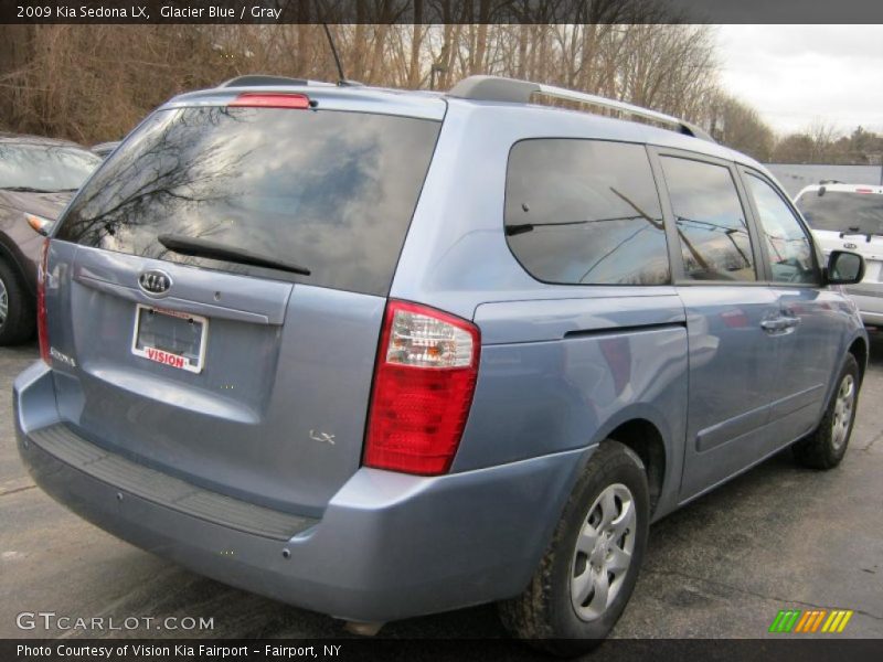 Glacier Blue / Gray 2009 Kia Sedona LX