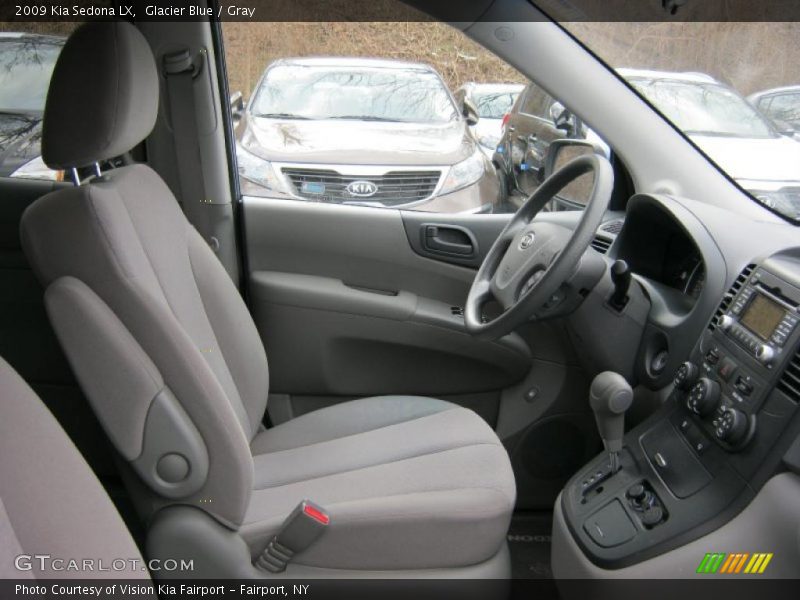 Glacier Blue / Gray 2009 Kia Sedona LX
