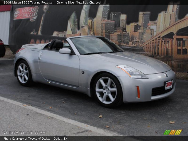 Chrome Silver Metallic / Charcoal 2004 Nissan 350Z Touring Roadster