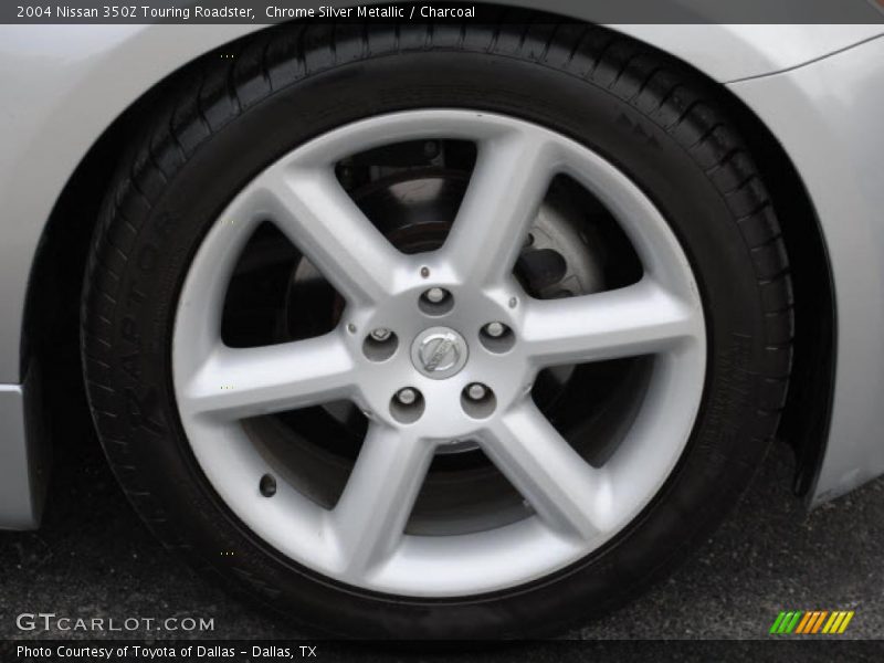 Chrome Silver Metallic / Charcoal 2004 Nissan 350Z Touring Roadster