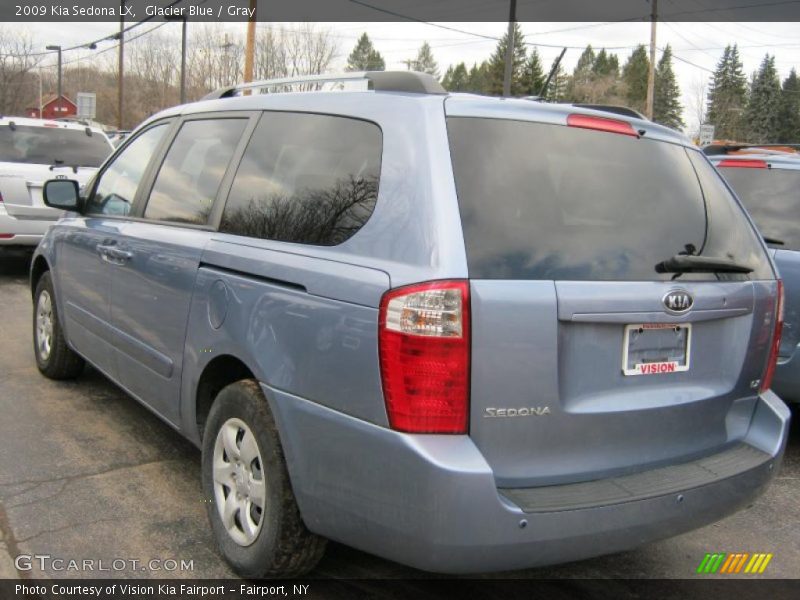Glacier Blue / Gray 2009 Kia Sedona LX