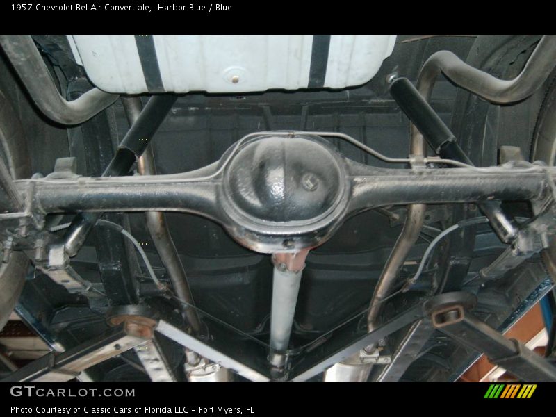 Harbor Blue / Blue 1957 Chevrolet Bel Air Convertible